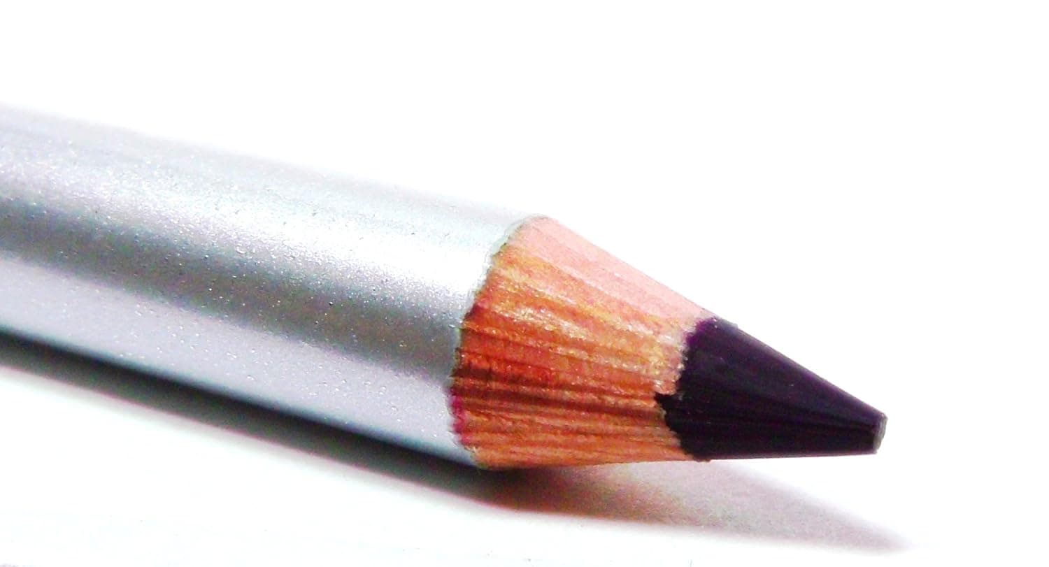 Pure Zivaª Midnight Eggplant Plum Violet Dark Matte Purple Red Wood Eyeliner Pencil, HD Professional Eye Liner Smudge Proof Deep Pigment, No Animal Testing & Cruelty Free
