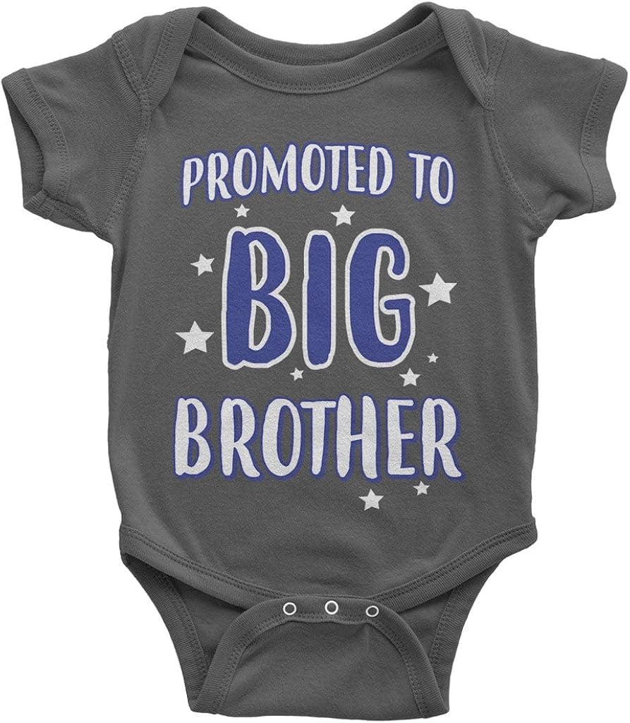 Threadrock Baby Boys' Promoted to Big Brother Infant Bodysuit
