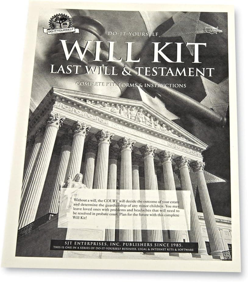 Legal Do It Yourself Will & Testament Kit