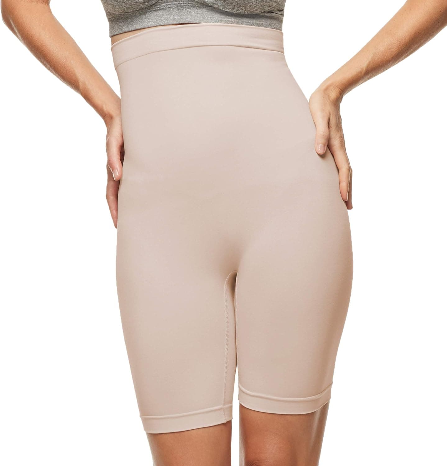 ESSENTIALS BY TUMMY TANK Women's Seamless High Waist Shaping Short