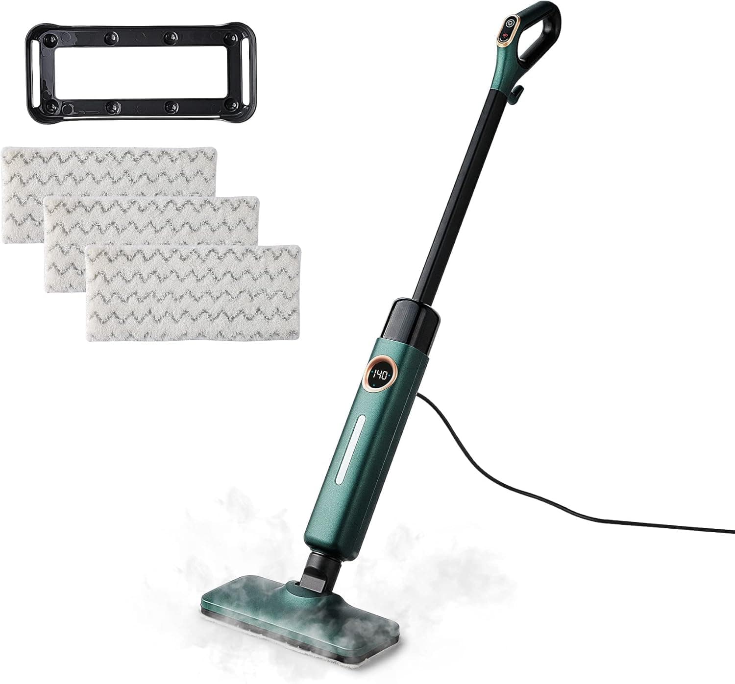 REECOO Steam Mop, Floor Steamer For Indoor Cleaning Lightweight Steam Mops For Hardwood Floor, Tile,Grout,Mabel
