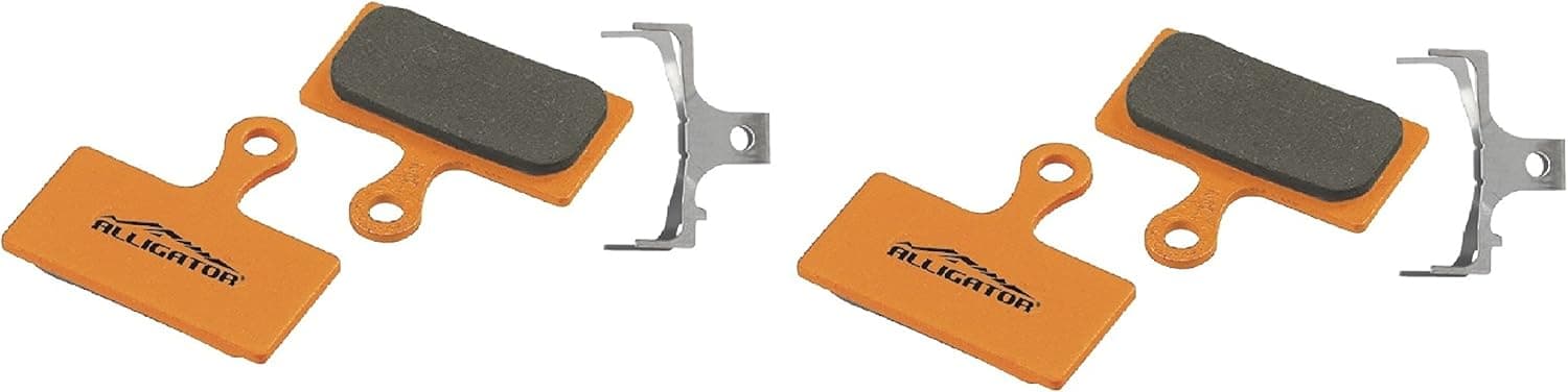 Alligator Organic MTB Bike Disc Brake Pads for Shimano XTR/DeoreXT/SLX/Alfine (2 Pair)
