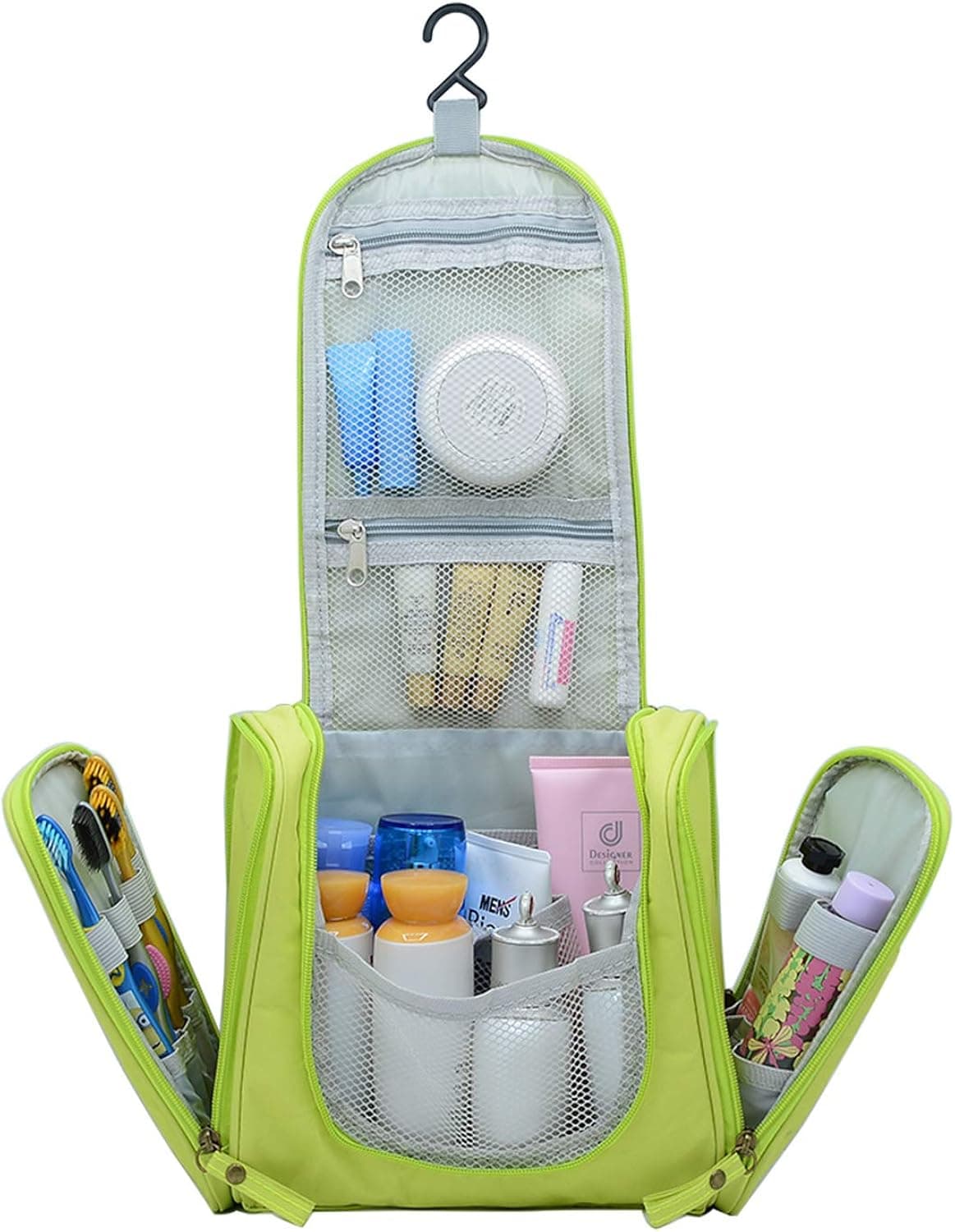 Hanging Travel Toiletry Bag for Men and Women, Portable Waterproof Organizer Makeup Cosmetic Bag, Lightweight Dopp kit Shaving Bag …