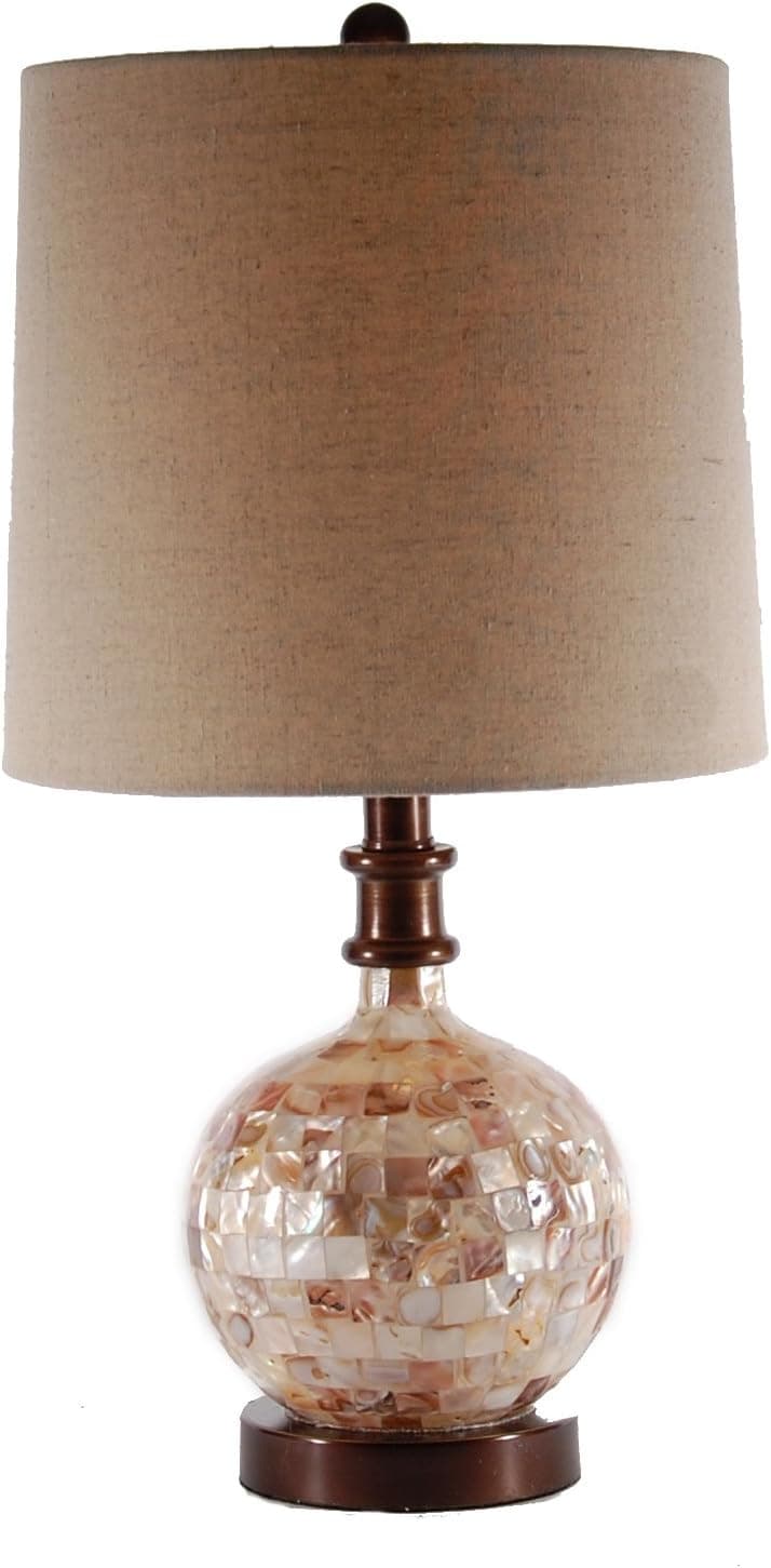Mother of Pearl Mosaic Casual Table Lamp