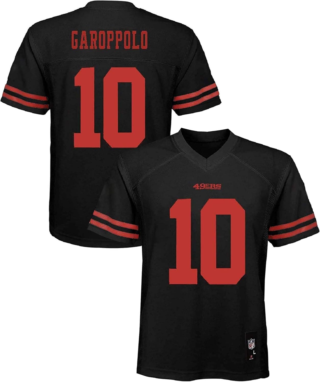 Jimmy Garoppolo San Francisco 49ers #10 Black Youth Alternate Mid Tier Jersey