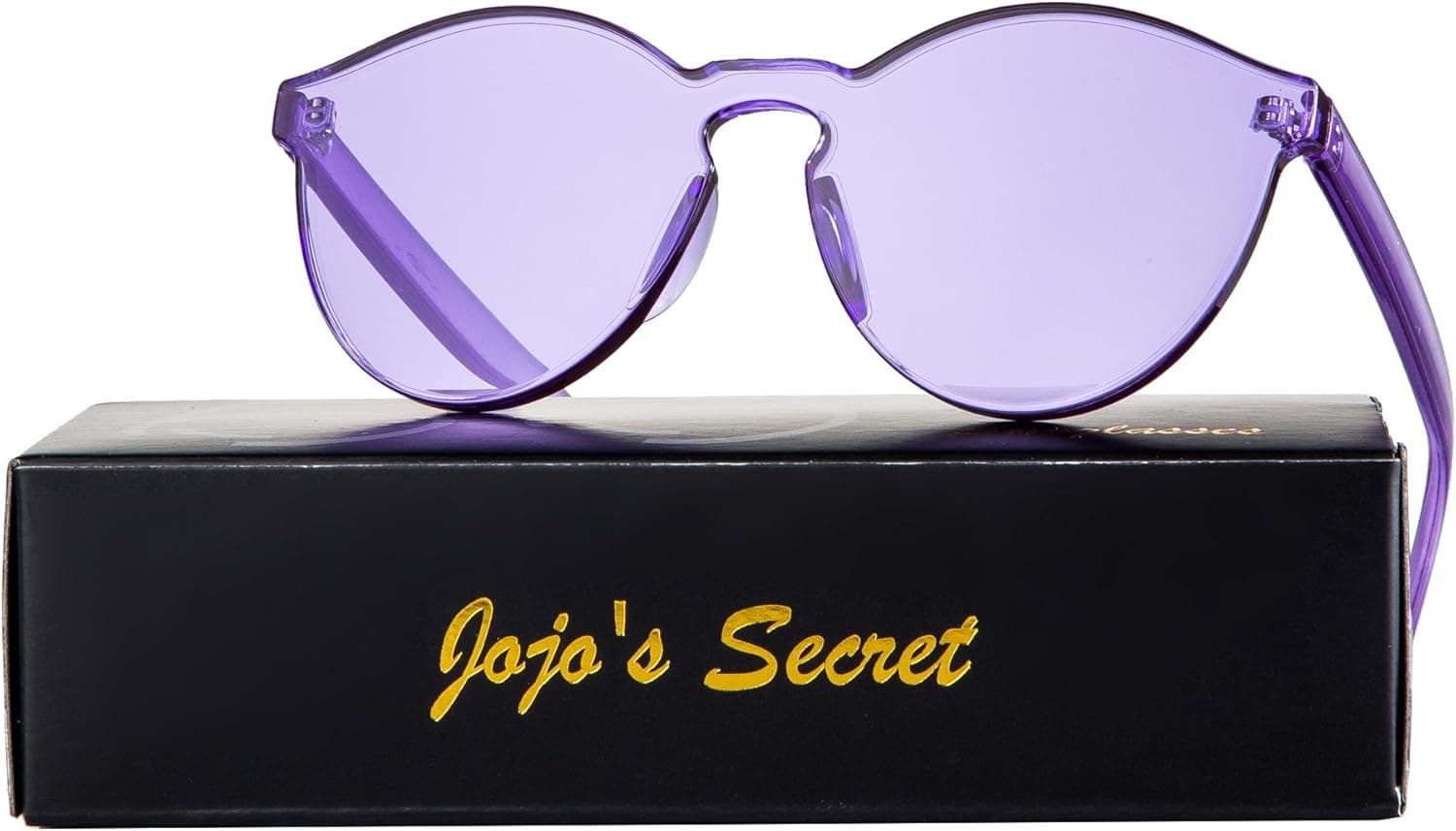 JOJO'S SECRET Oversized Square Sunglasses Metal Frame Flat Top Sunglasses JS009 (Gold/Transparent Red+Gold/Pink, 2.48)