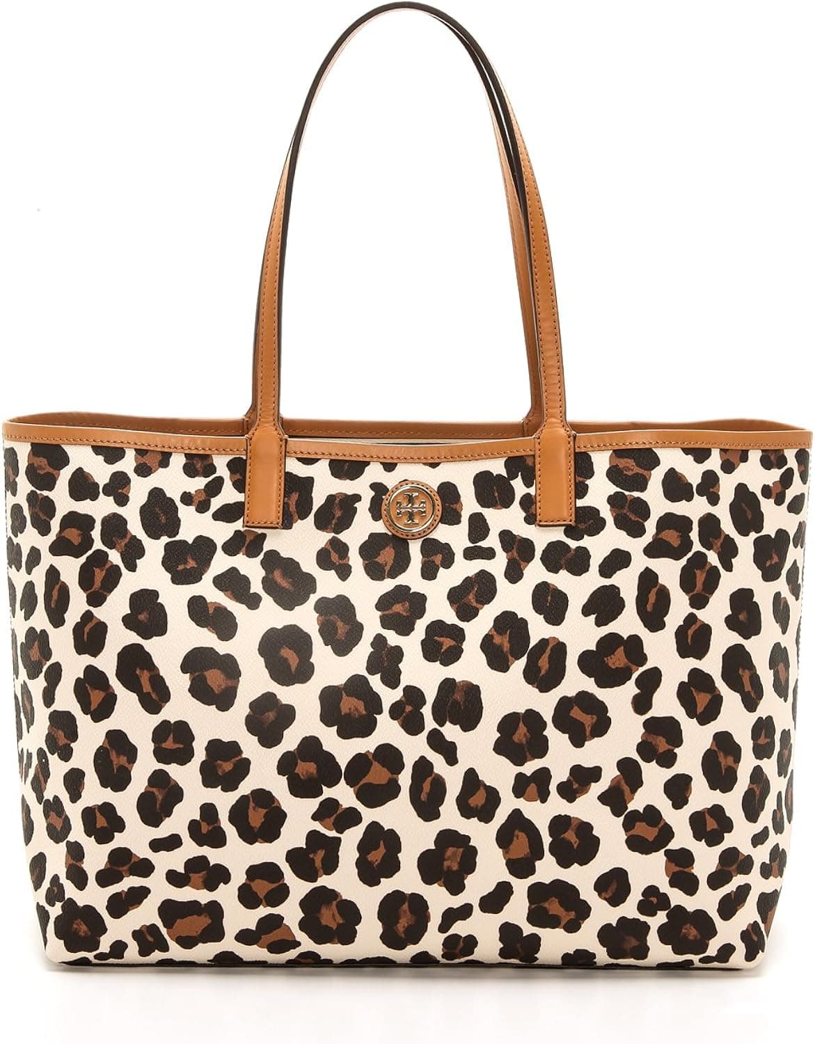 Tory Burch Womens Kerrington Shopper, Ocelot (Leopard), One Size