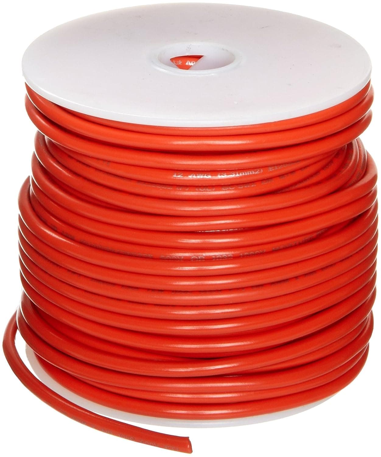 Arcor Ul1015 Commercial Wire, Spooled, Orange, 18 AWG, 0.0403" Diameter, 100' Length (Pack of 1)