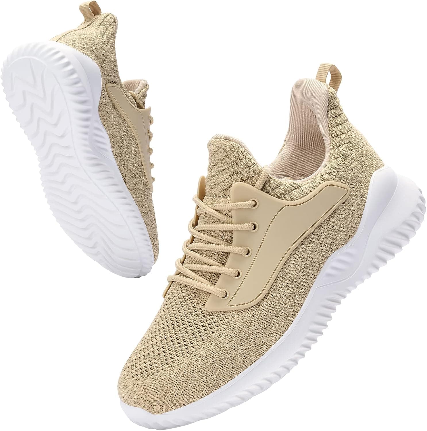 VIPSUPER Womens Tennis Shoes Walking Sneakers - Memory Foam Running Slip On Gym Athletic Workout Nursing Comfort Work Shoe Lightweight