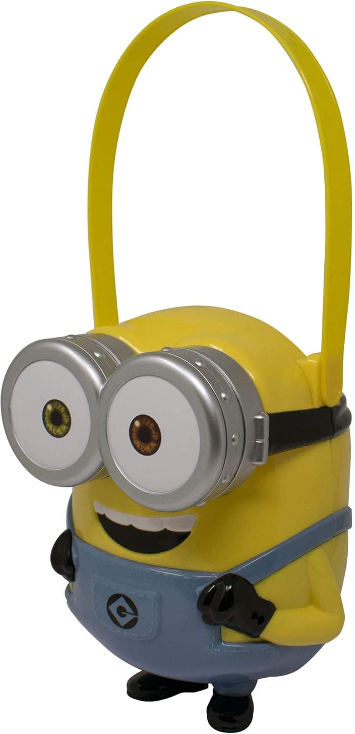Despicable Me Minion-Character Bucket-Children's Halloween Trick or Treat Candy and Storage Pail, Multicolor, DS00367
