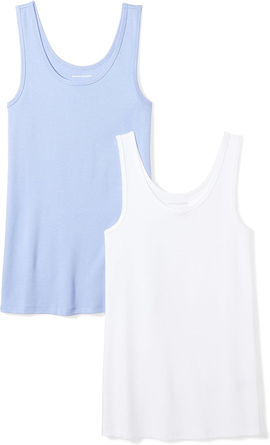 Amazon Essentials Women's Slim-Fit Tank, Pack of 2