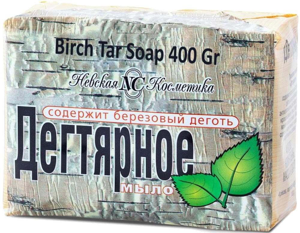 Nevskaya Cosmetics Tar Birch Soap 4 bars by 100 gr