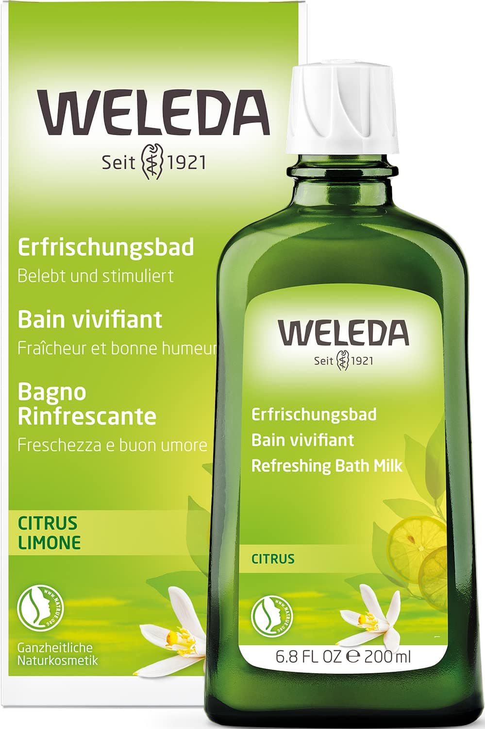 WELEDA Citrus Bath Milk, 200 ML