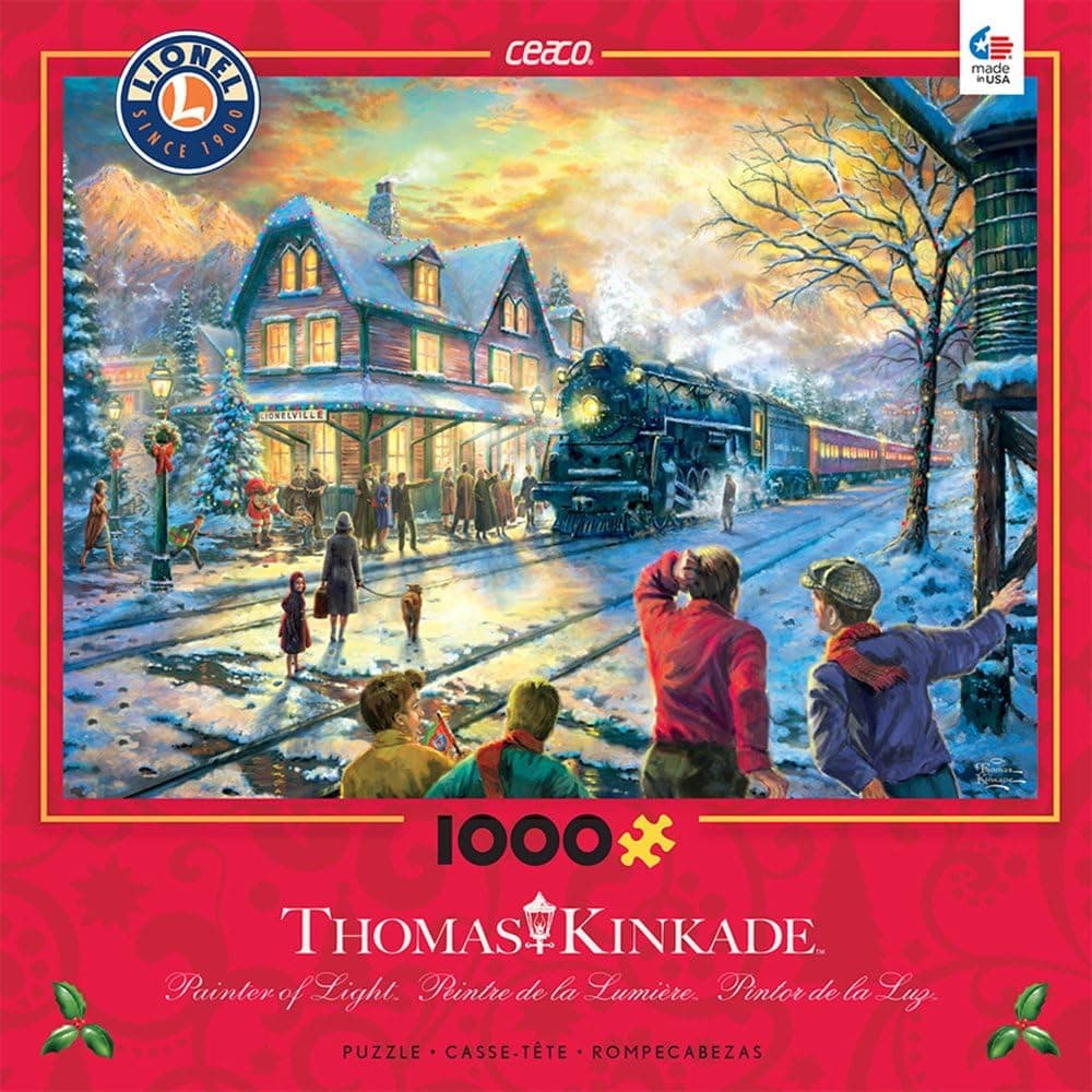 Ceaco Thomas Kinkade - All Aboard for Christmas Puzzle (1000 Piece)