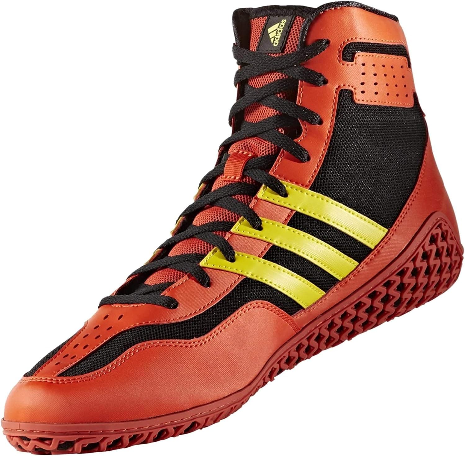 adidas Mat Wizard Red/Yellow/Black Wrestling Shoes (BB2859)