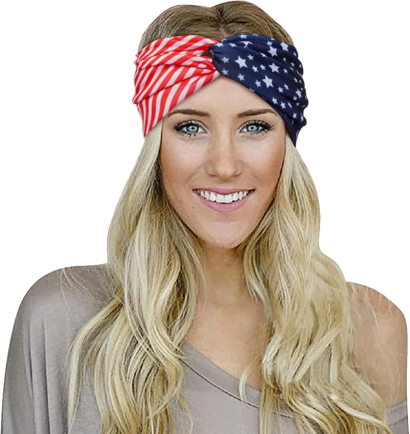 Huachi Headbands for Women Wide Non Slip Hair Bands for Women's Hair Workout Yoga Running Sport Head Wrap for Girls