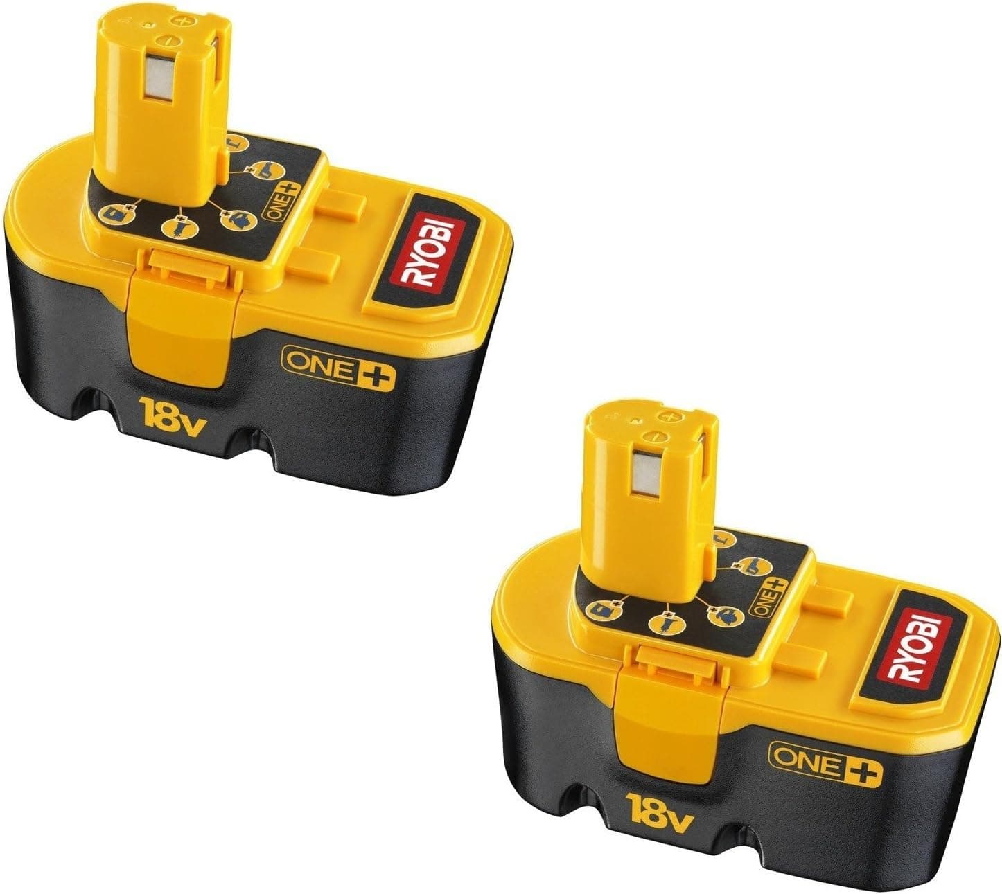 Ryobi P100 One+ 18 Volt 1.5Ah Battery (2 PACK) # 130224048-2PK