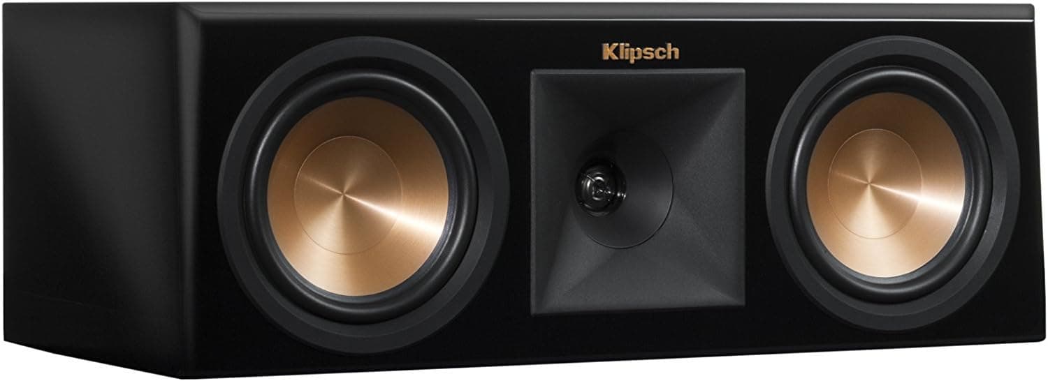 Klipsch RP-250C Piano Black Center Channel Speaker (Certified Refurbished)