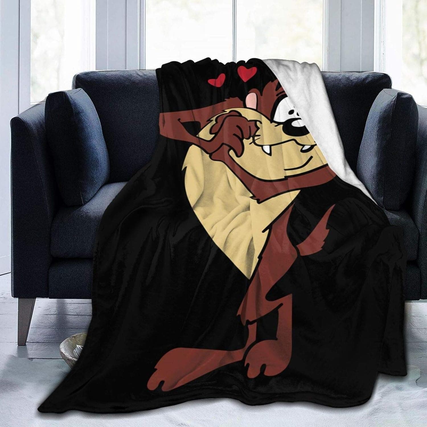 LianHuen Tasmanian Devil Fashion Warm Blanket Winter Men Women Gift Home Office Blankets 60"x50"