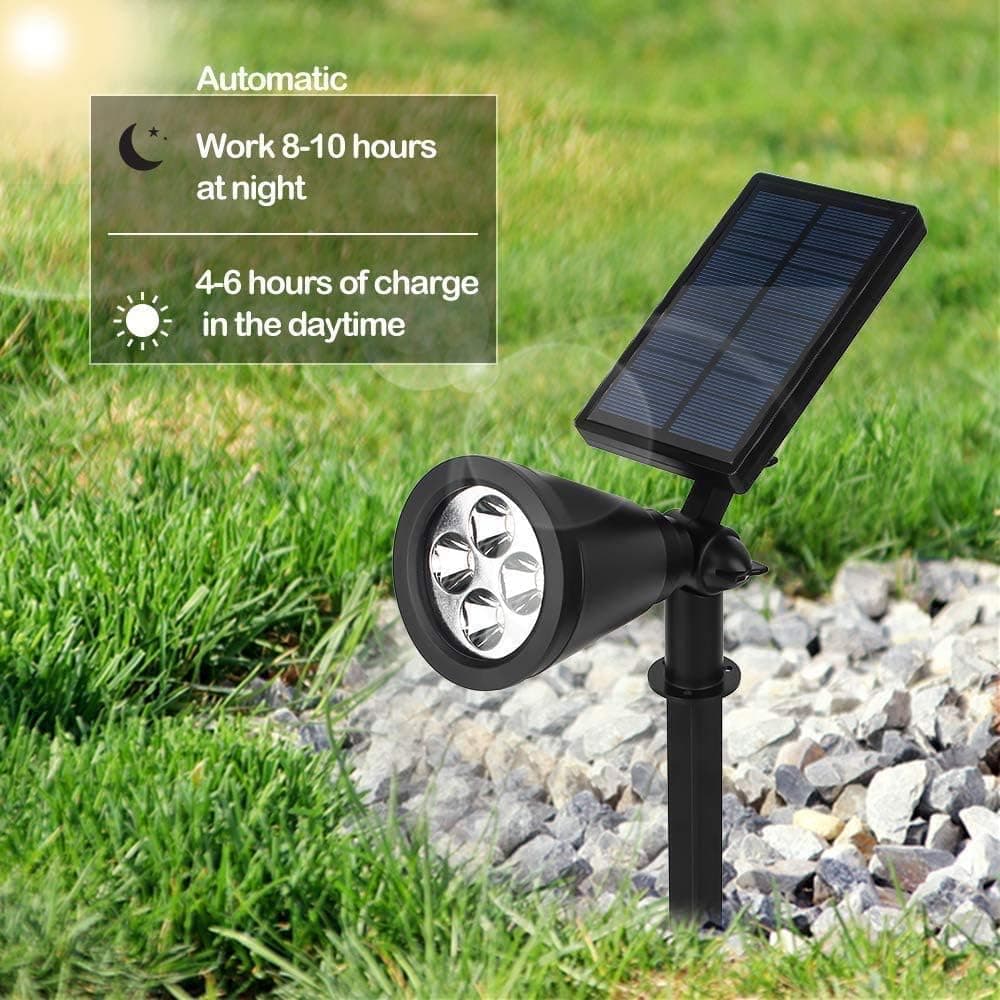 Sulida Solar Plant Grow Light Waterproof Auto On/Off 16 LED Plants Grow Lamp Bulbs for Outdoor/Indoor Plants Growing…