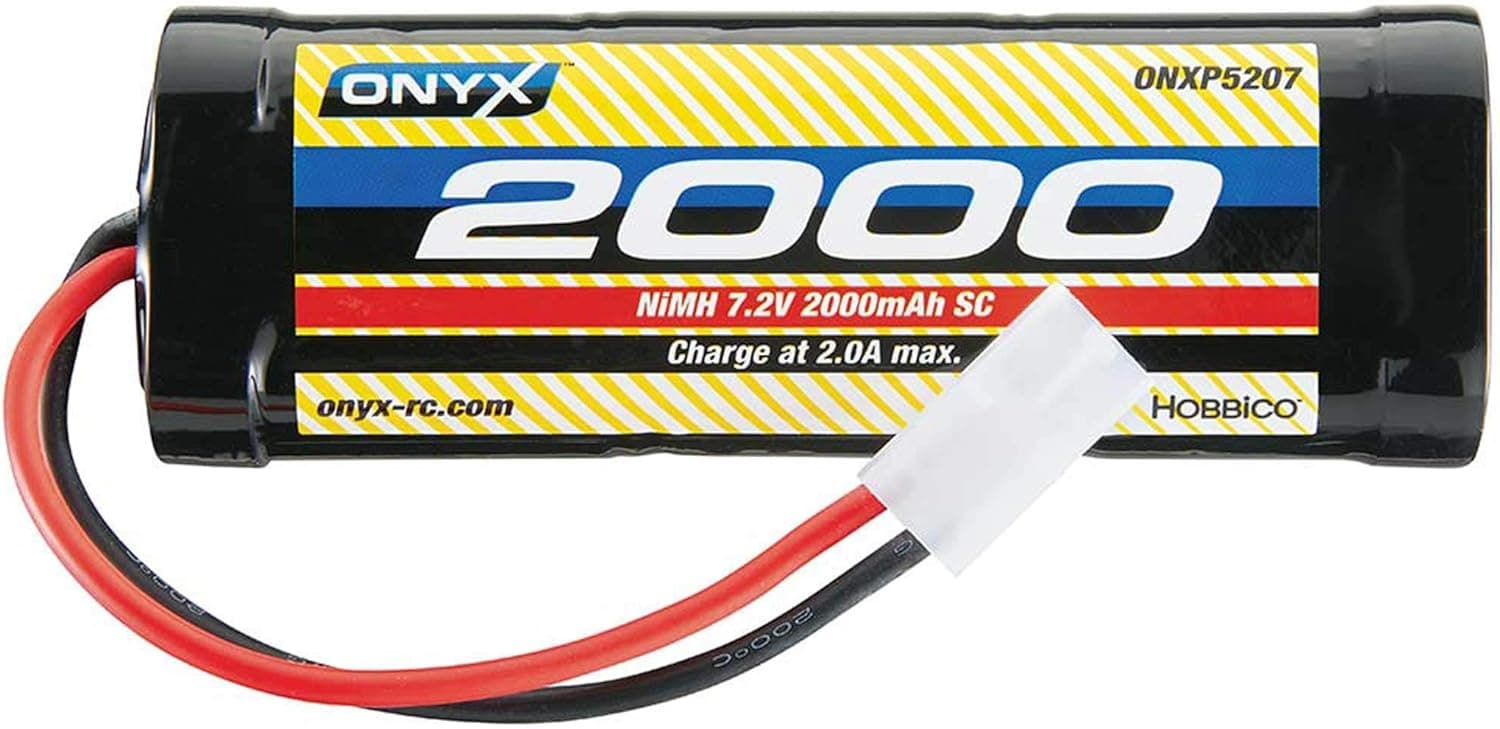 Onyx 7.2V 2000mAh 6-Cell Sub-C Stick NiMH Battery Tamiya Connector ONXP5209