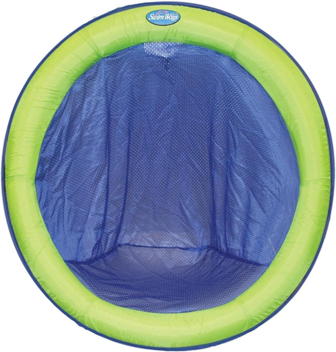 SwimWays Spring Float Papasan - Blue/Lime