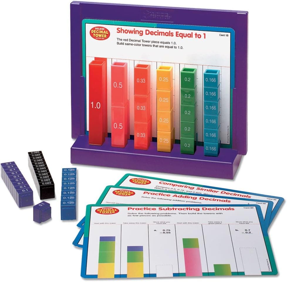 Learning Resources Deluxe Decimal Tower Activity Set