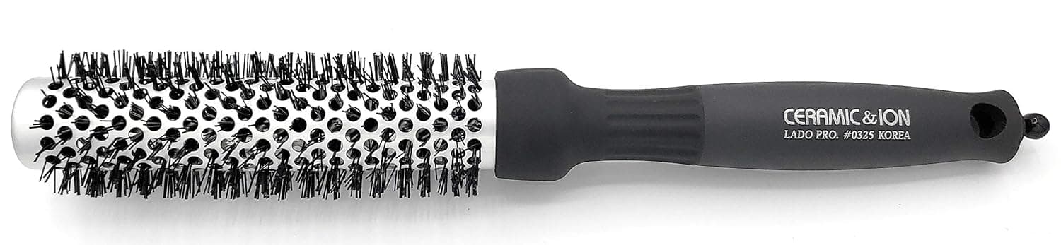 Lado Pro XTra Long Barrel Ceramic + Ionic Thermal Hair Brush 1.5 Inch #0325