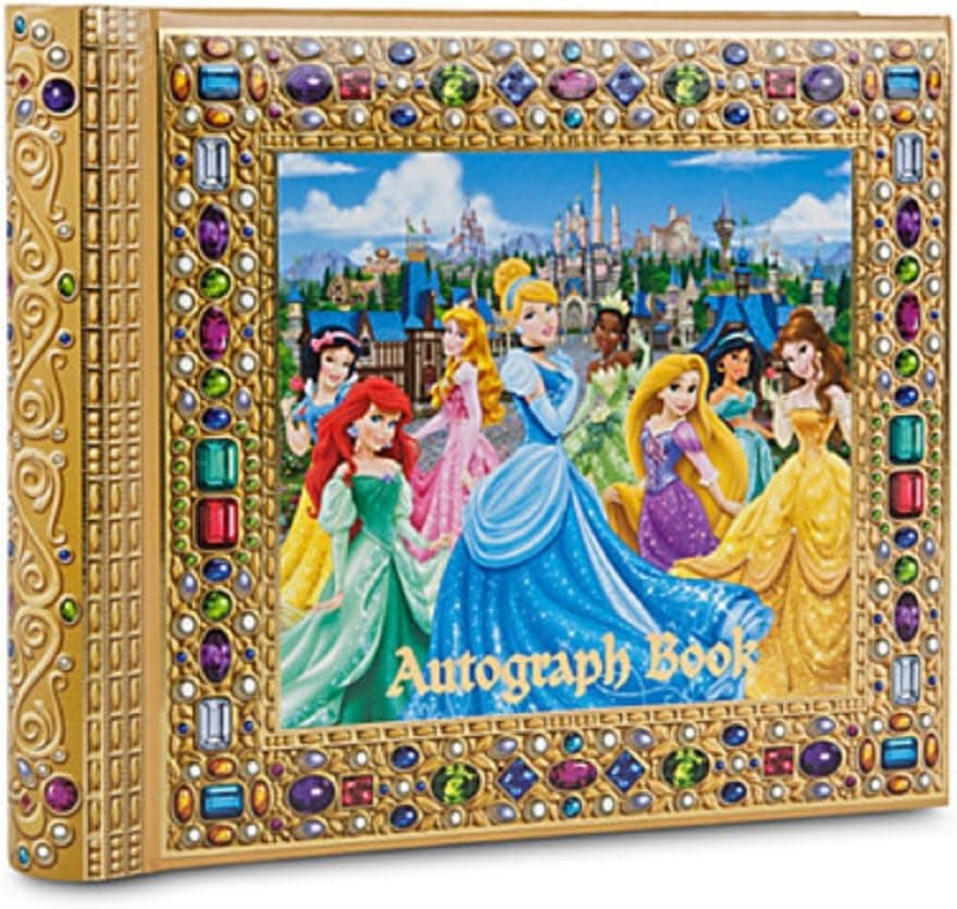 Disney Parks Exclusive Deluxe Princess Autograph Book Photo Album