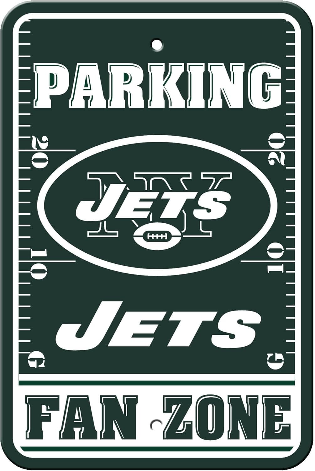 NFL New York Jets Plastic Parking Signs