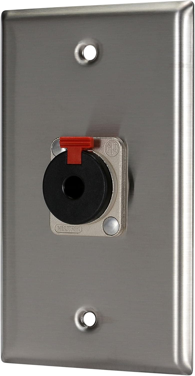 Pro Co Studio Wall Plates - (1/4" TRS) (1) (Female)
