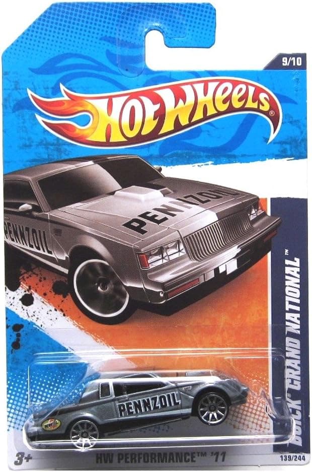 2011 Hot Wheels HW Performance Buick Grand National Grey #139/244