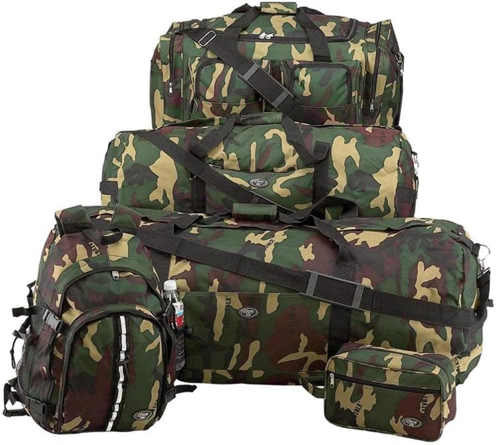 ExtremePak Extreme Pak 5 Pc Camaflauge Army Design Luggage Set [Misc]