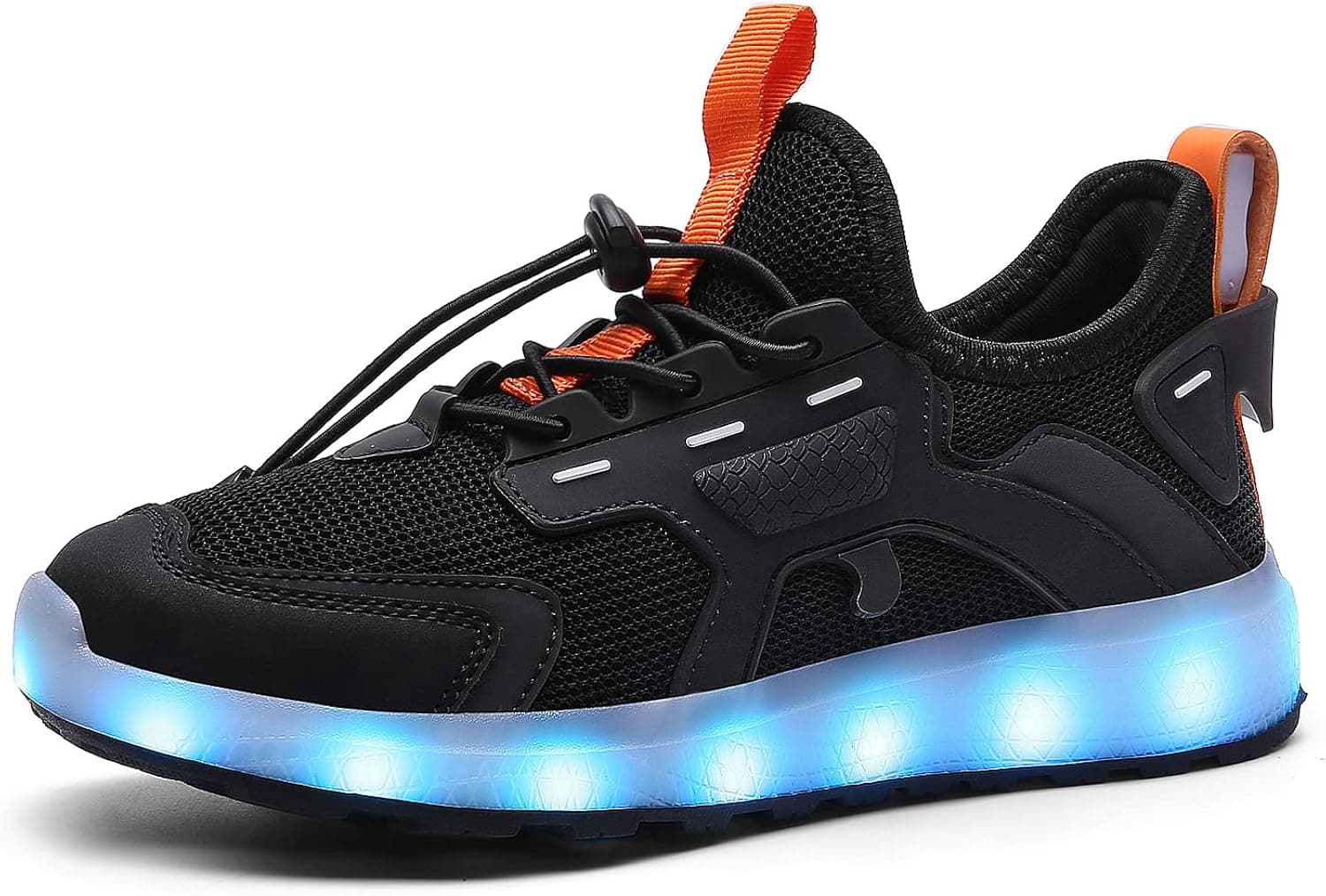 ZXHT Kids LED Light Up Shoes - USB Charging Light Up Shoes Breathable Fashion Sneakers Wear-Resistant Non-Slip Bottom Suitable for Boys Girls
