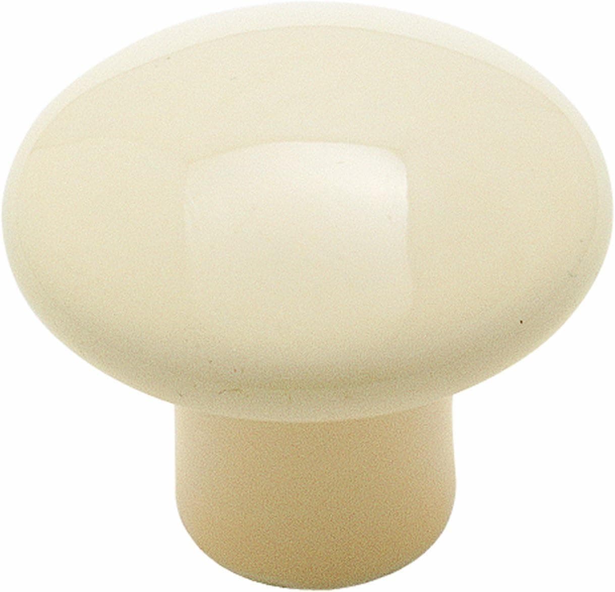 Amerock BP725AAM Ceramic Knob, Almond, 1-3/8-Inch Diameter