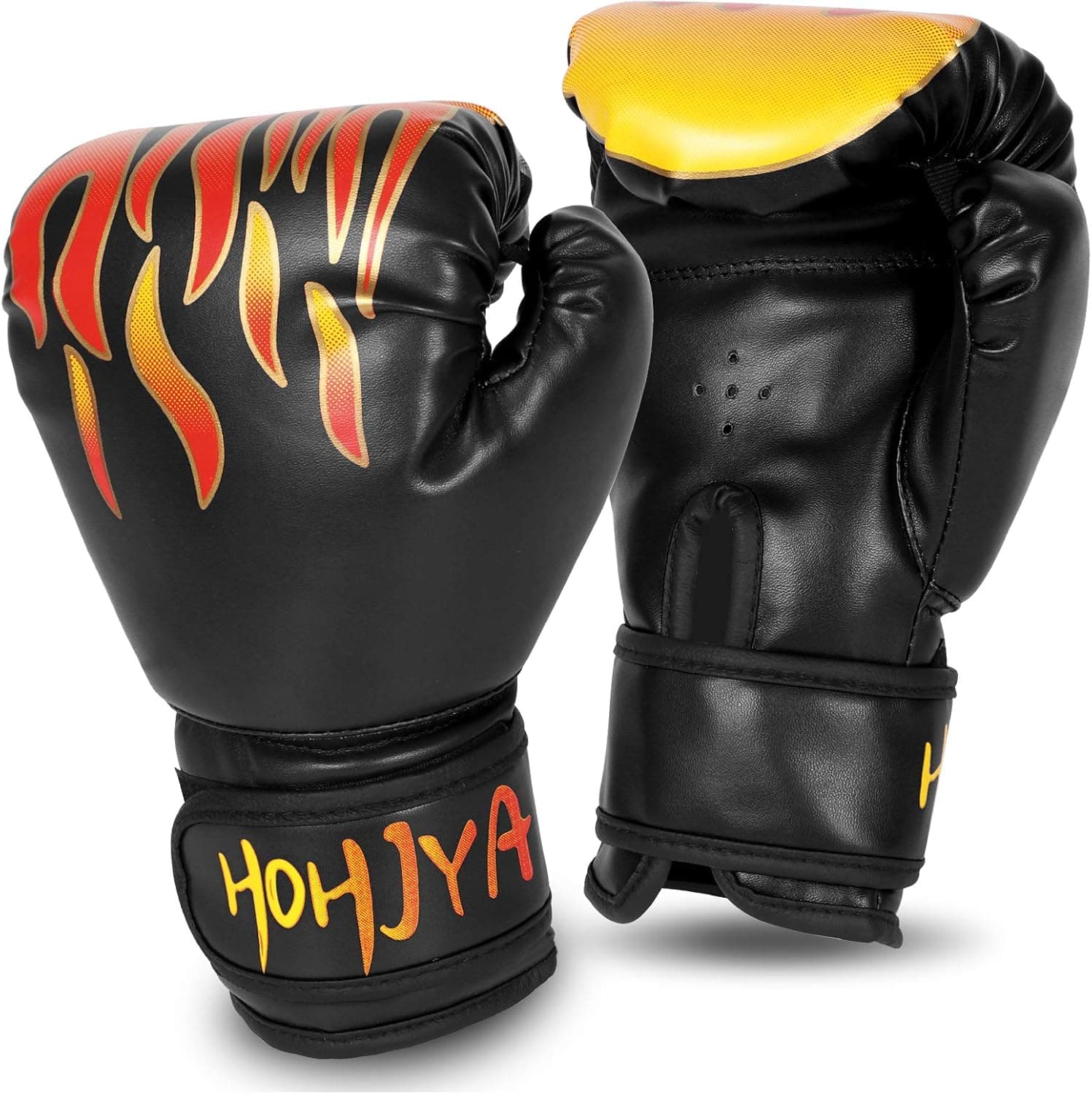 HOHJYA Kids Boxing Gloves, 4oz Boxing Gloves for Kids Boys Girls Junior Youth Toddlers, Training Gloves for Punching Bag, Kickboxing, Muay Thai, MMA, Sparring Age 5-12 Years