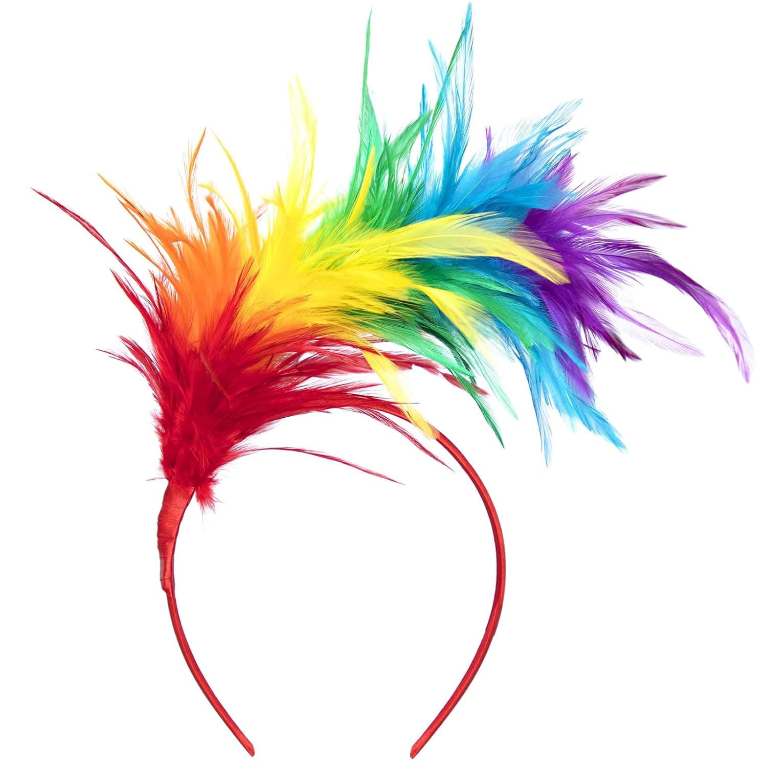Diica 1920s Fascinator Feather Headband, Fascinators for Women Vintage Headband for Party, Special Events, Weddings