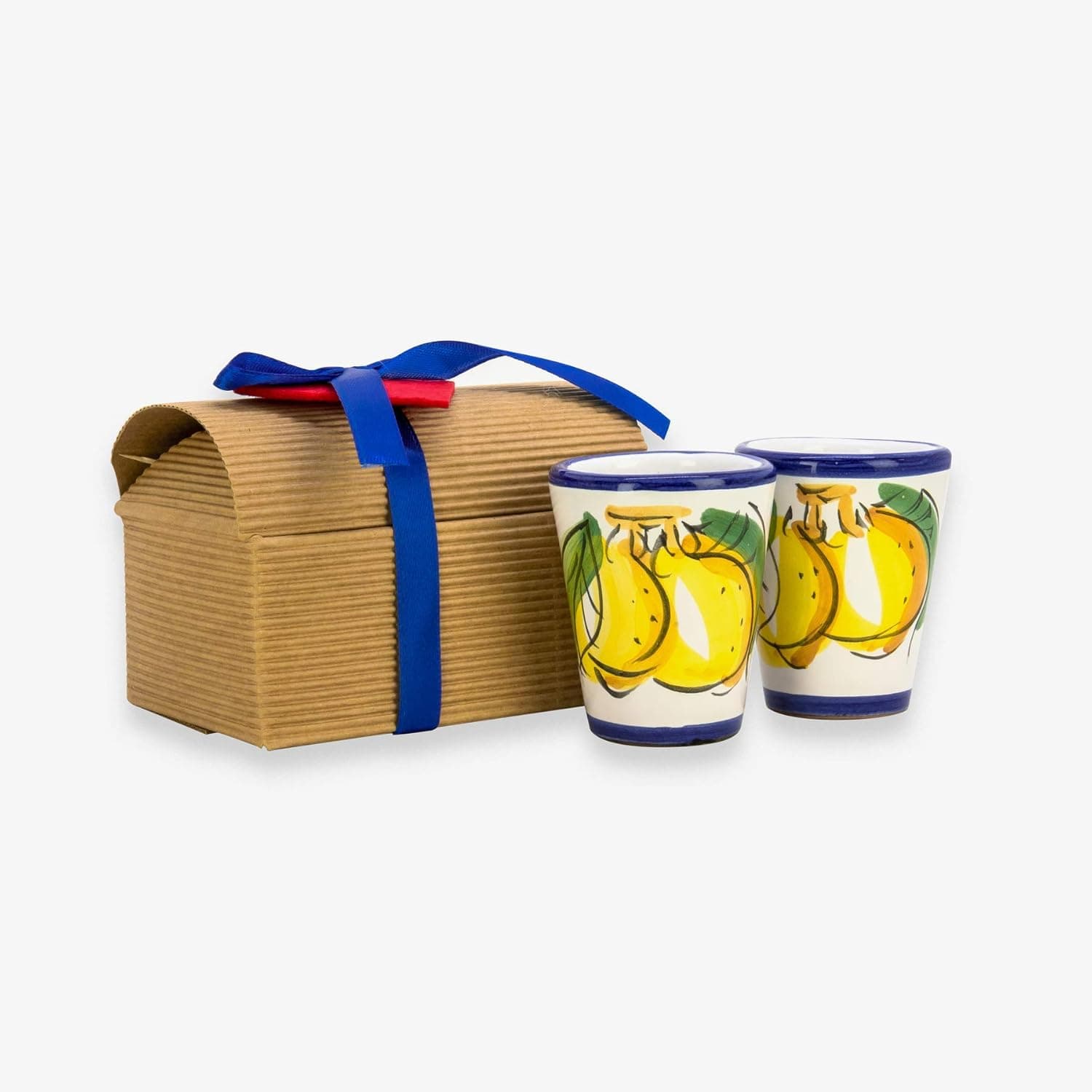 Original Sorrento Handmade Painted Glasses (2 Pieces)