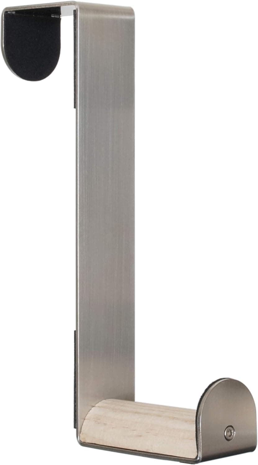 Robust 7” Over Door Hanger Hook: 1-3/4 inch Natural Pine