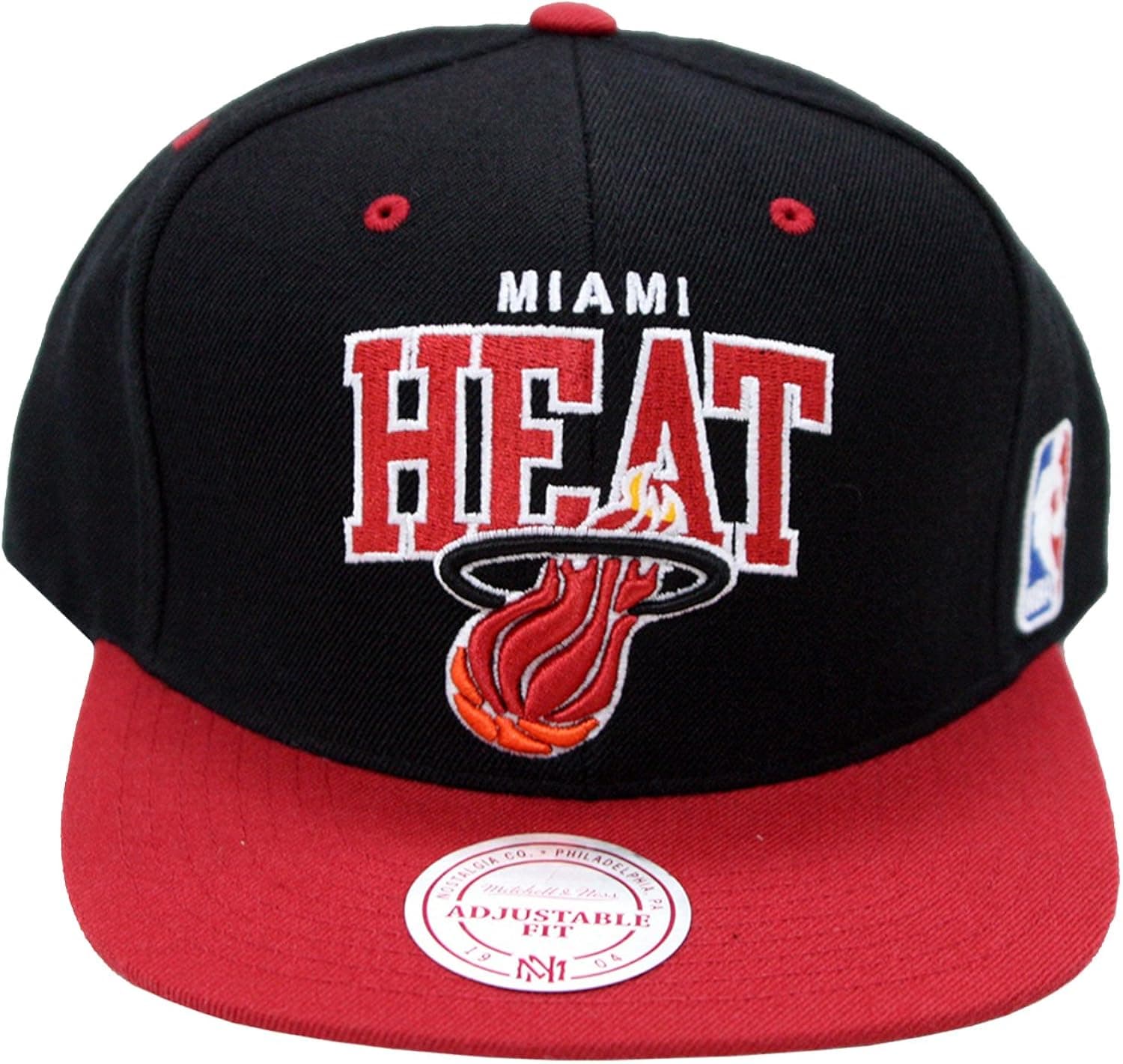 Miami Heat Team Arch Snapback Hat