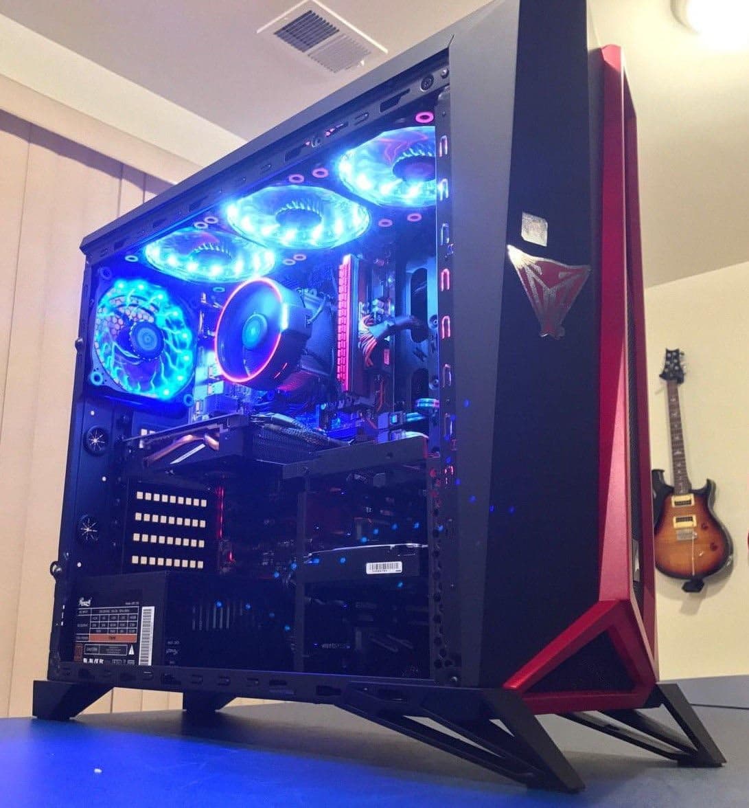 Centaurus Sirius-1 Gaming Computer - AMD Ryzen 5 3600X 6-Core 4.2GHz 12-Threads, 16GB 3000MHz RAM, RTX 2070 8GB, 1TB SSD, Wraith Cooler, Win 10 PRO, WiFi. Tempered Glass, ARGB LED
