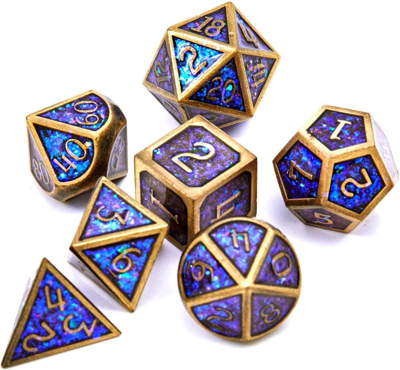 DND Role Playing Dungeons and Dragons Metal Dice Set Pathfinder RPG Games DND Dice