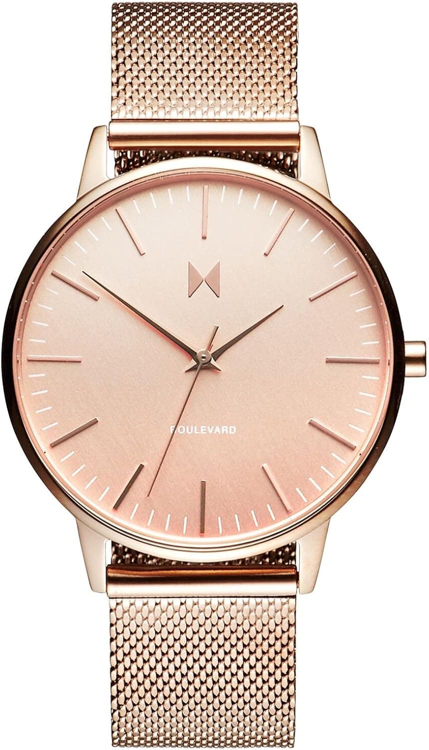 MVMT Hermosa Boulevard Quartz Rose Dial Ladies Watch MB01-RG