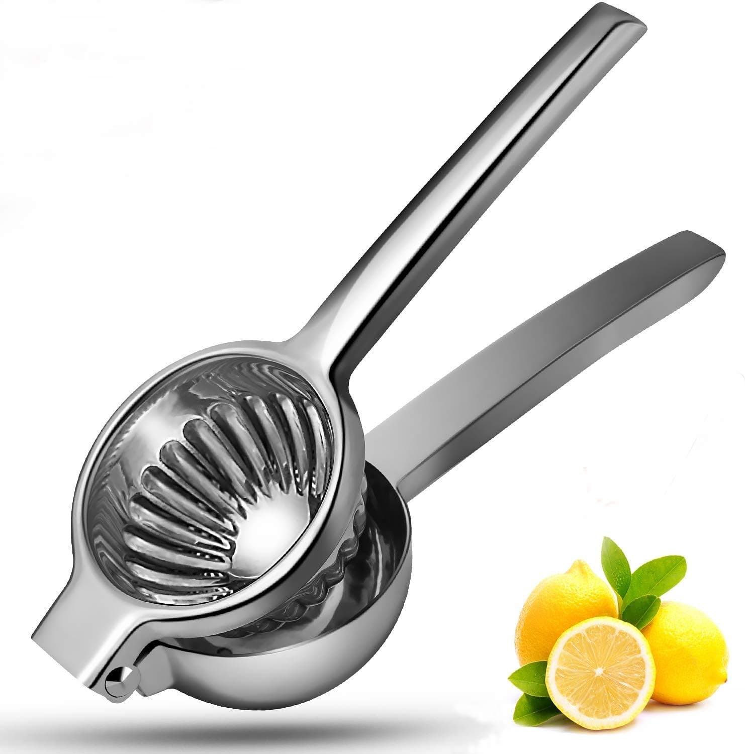 Jumbo Lemon Squeezer Stainless Steel, Manual Lime Citrus Press Squeezer, Metal Hand Kitchen Juicer