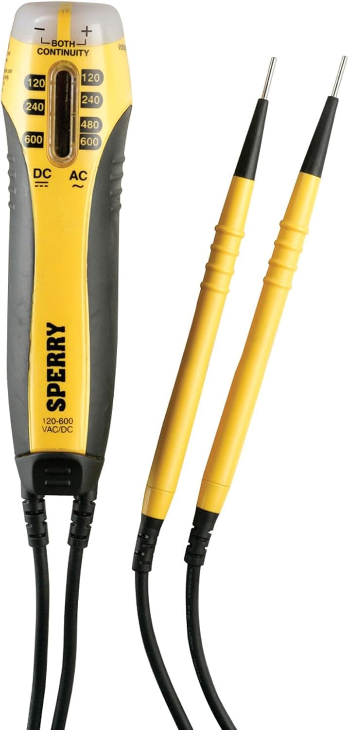 Sperry Instruments VC6300 Volt Doctor Voltage & Continuity Tester, Black & Yellow