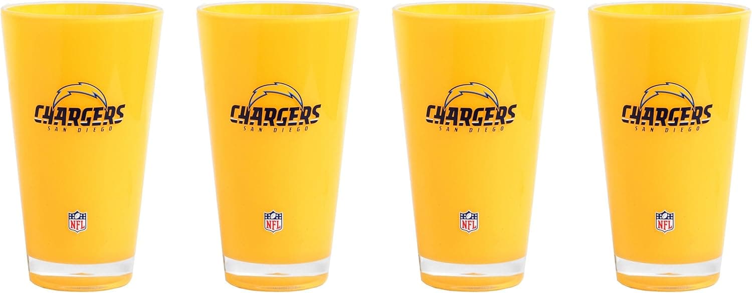NFL San Diego Chargers 20-Ounce Insulated Tumbler 4 Pack