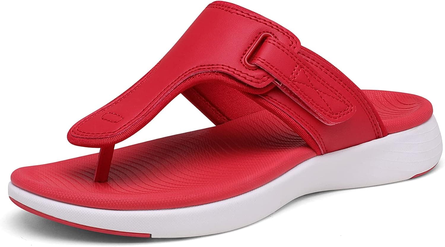 DREAM PAIRS Women's Arch Support Flip Flops Comfortable Thong Sandals Beach Casual Indoor Outdoor Walking Summer Shoes