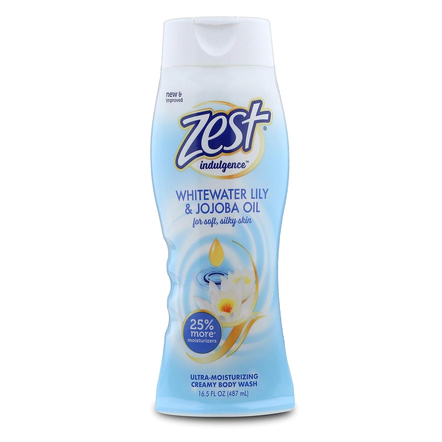 ZEST WHITEWATER LILY AND JOJOBA OIL BODY WASH - 18 oz