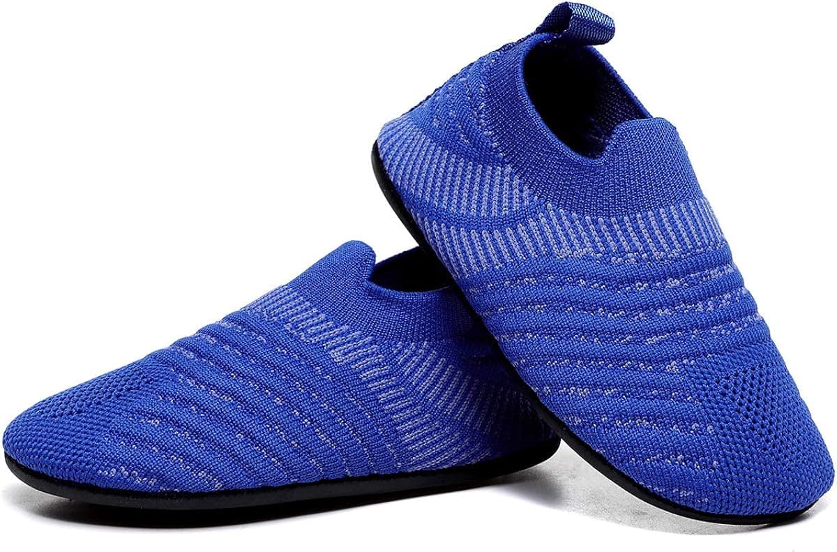 ditont Toddler Boys Girls Indoor House Slippers Lightweight Kids Baby Non-Slip First Walking Home Socks Shoes