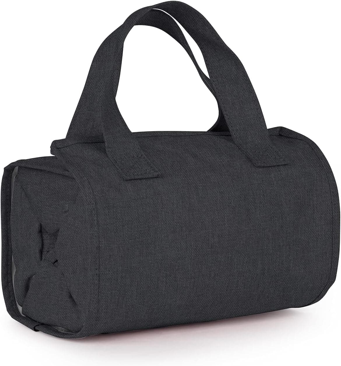 4-in-1 hanging Toiletry bag | Roll-up makeup organizer with 4 detachable PVC zip pouches| travel toiletry bag for women and men 600D oxford fabric material organize Make up , Cosmetics, First Aid, Medicine, Personal Care, Brush Holder Black